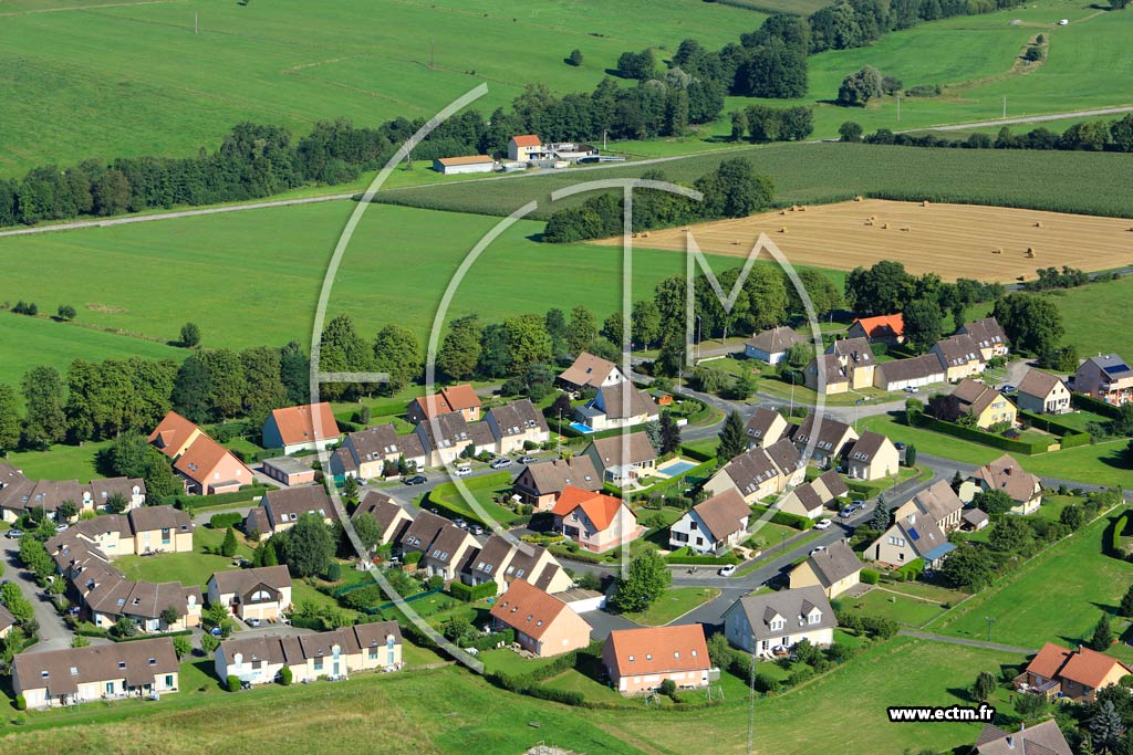 Photo arienne de Phalsbourg (Trois Maisons)