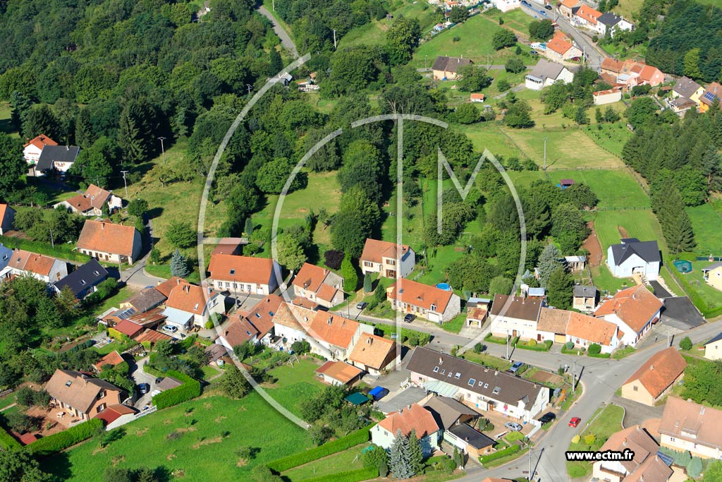 Photo arienne de Phalsbourg (Trois Maisons)