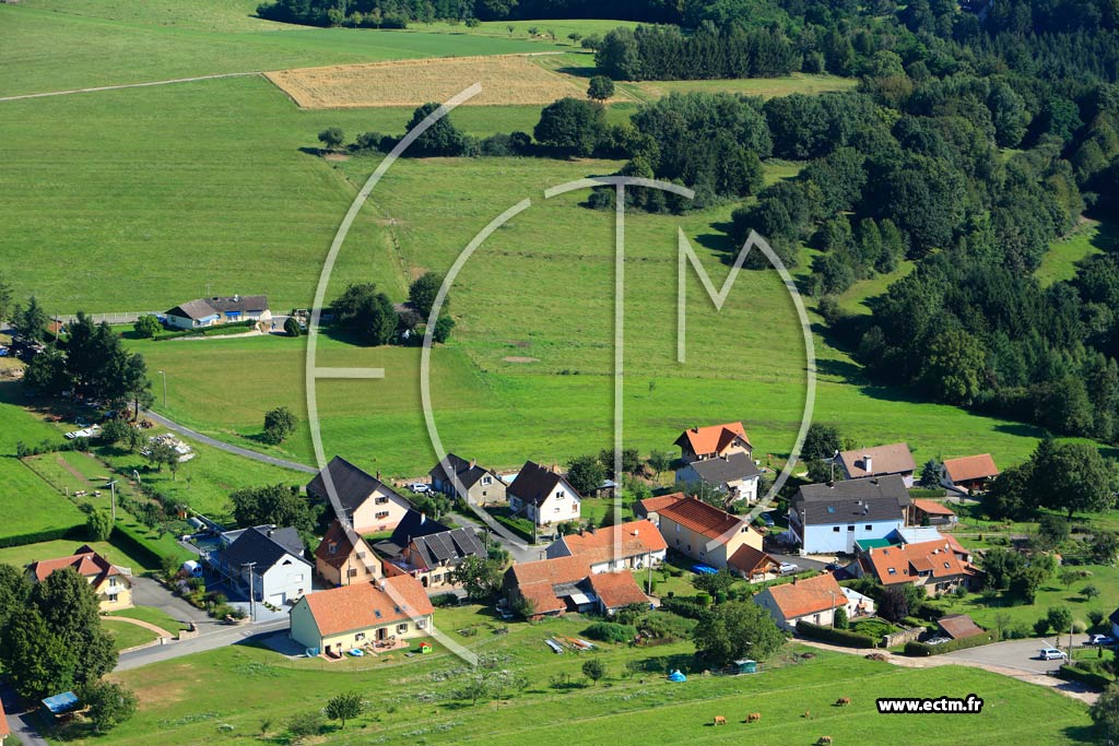 Photo arienne de Phalsbourg (Trois Maisons)