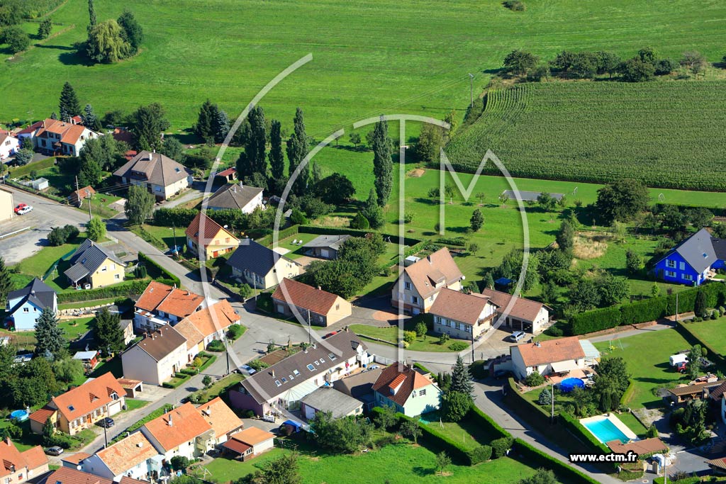 Photo arienne de Phalsbourg (Trois Maisons)