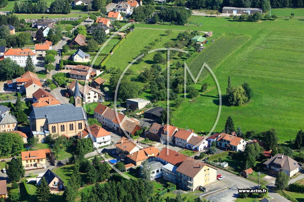 Photo arienne de Phalsbourg (Trois Maisons)