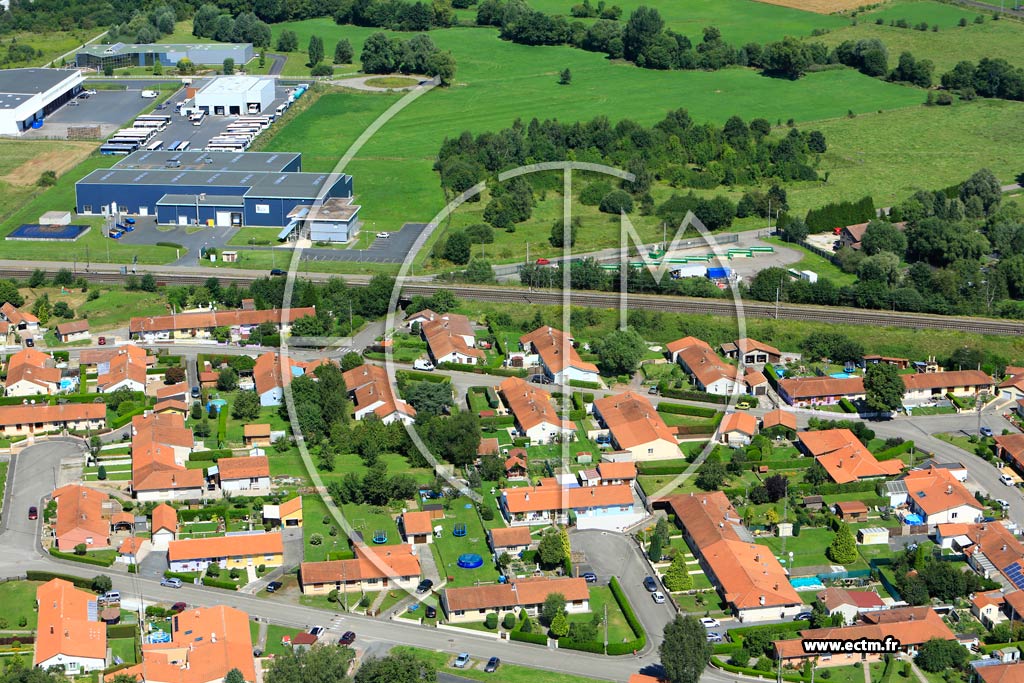Photo arienne de Sarrebourg