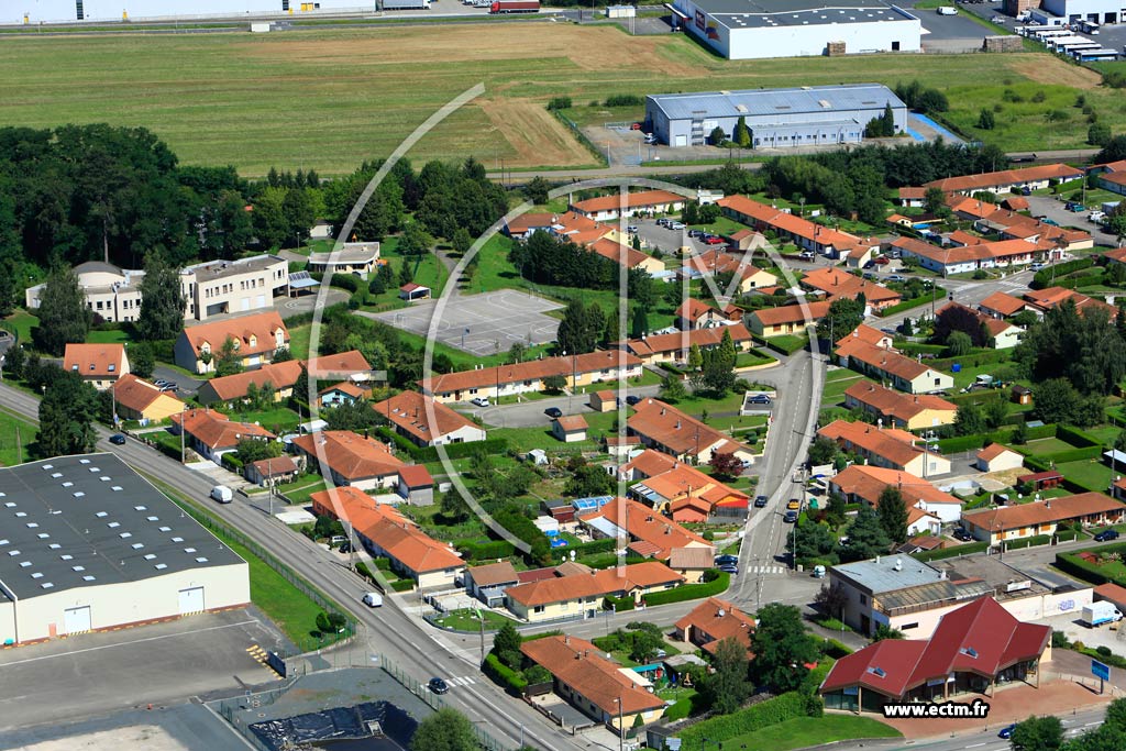Photo arienne de Sarrebourg