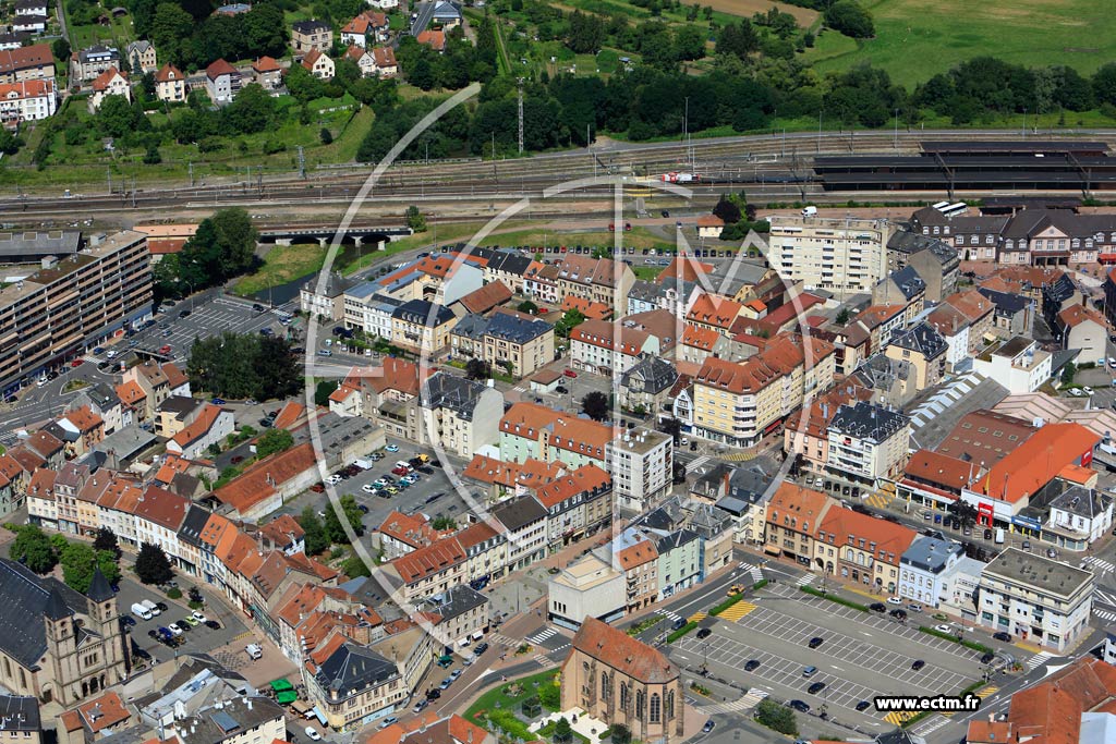 Photo arienne de Sarrebourg