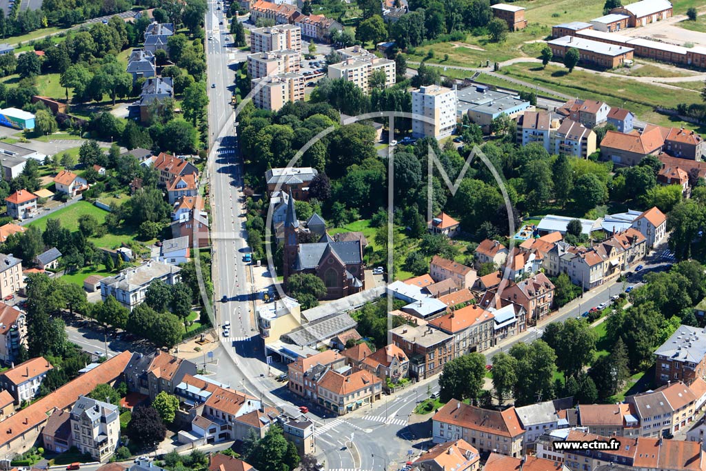 Photo arienne de Sarrebourg