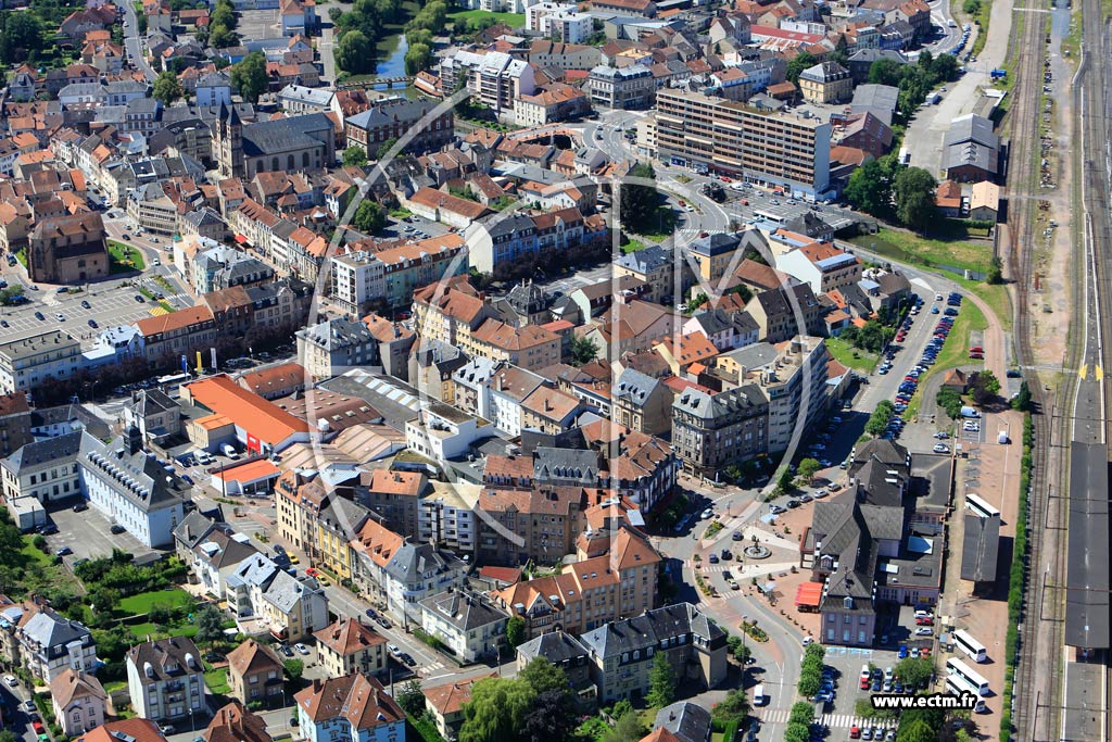Photo arienne de Sarrebourg