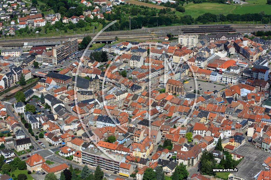 Photo arienne de Sarrebourg