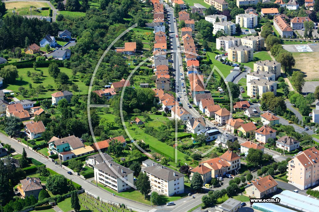 Photo arienne de Sarrebourg