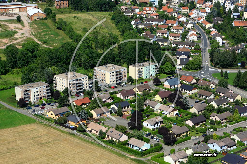 Photo arienne de Sarrebourg