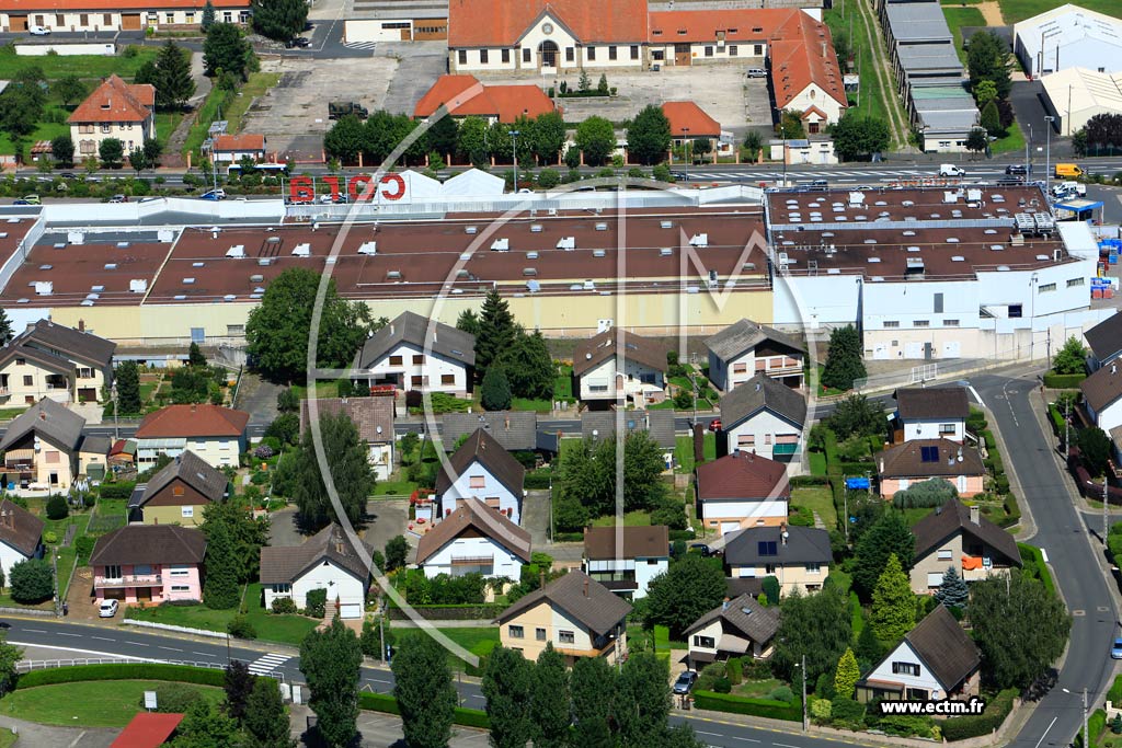 Photo arienne de Sarrebourg