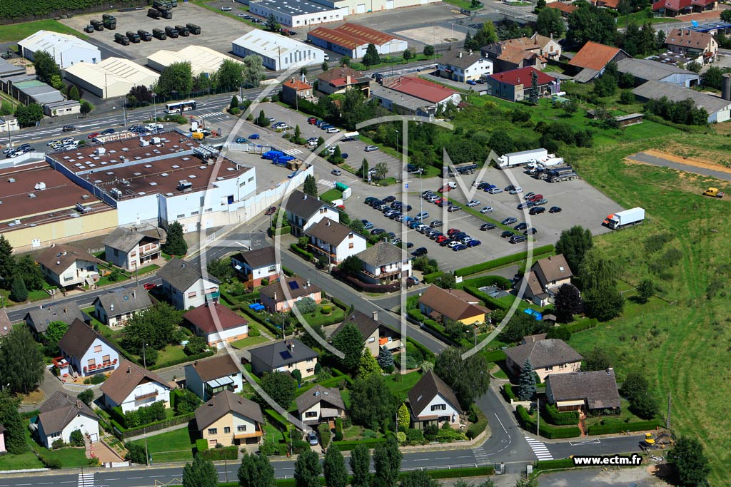 Photo arienne de Sarrebourg
