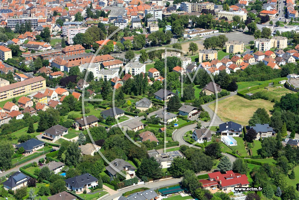 Photo arienne de Sarrebourg