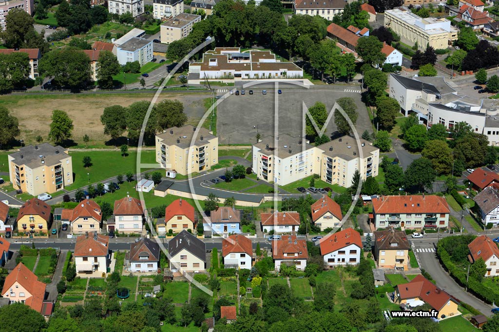 Photo arienne de Sarrebourg