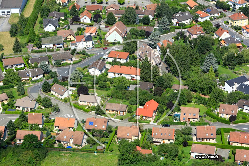 Photo arienne de Sarrebourg