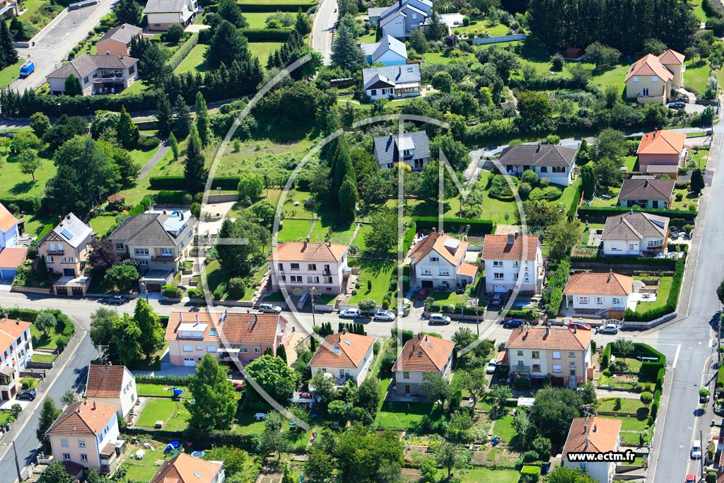 Photo arienne de Sarrebourg