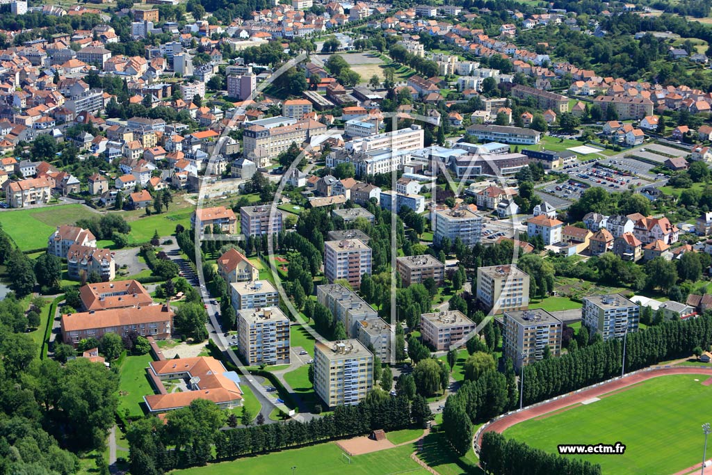 Photo arienne de Sarrebourg