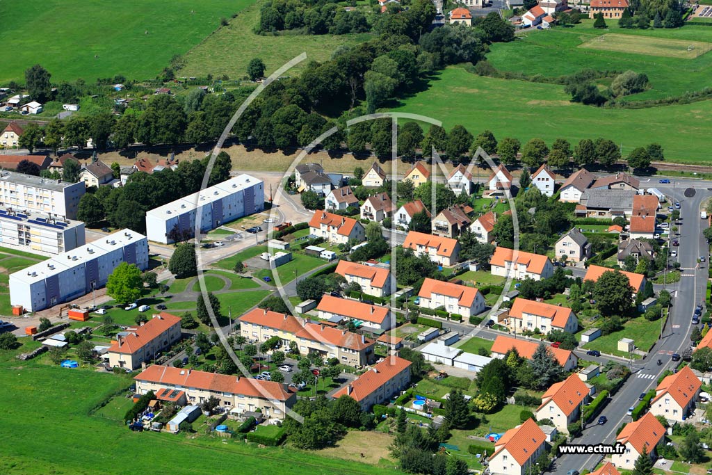 Photo arienne de Sarrebourg