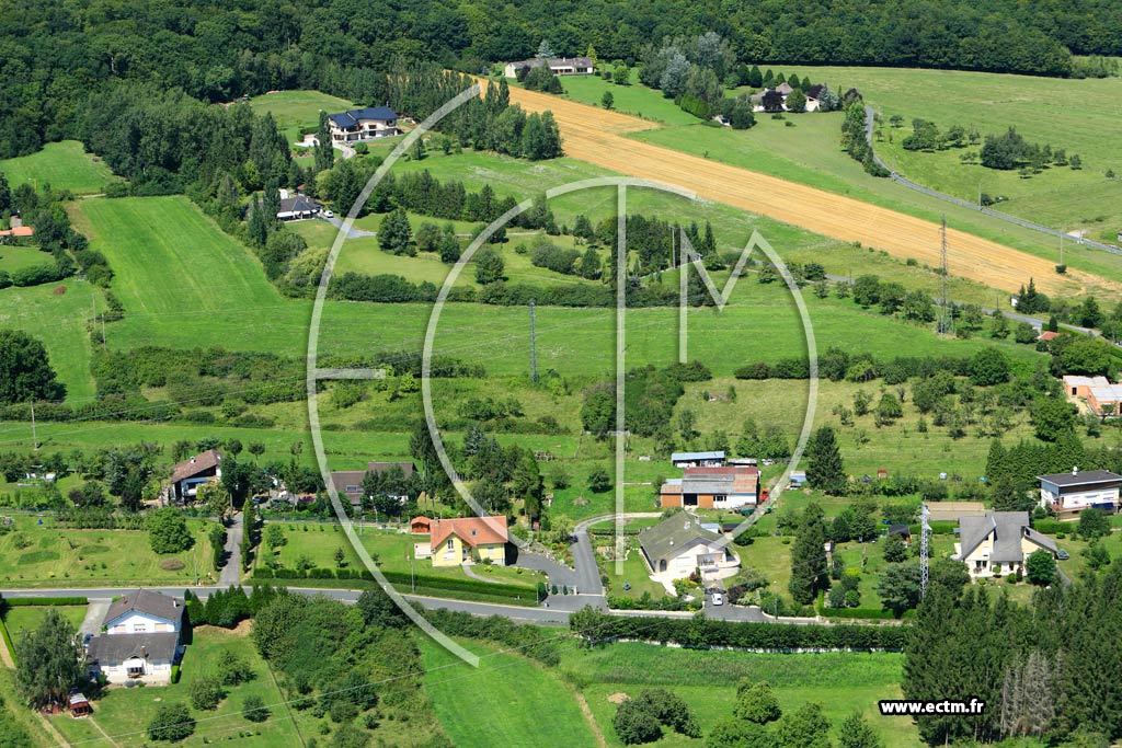Photo arienne de Sarrebourg (Hoff)
