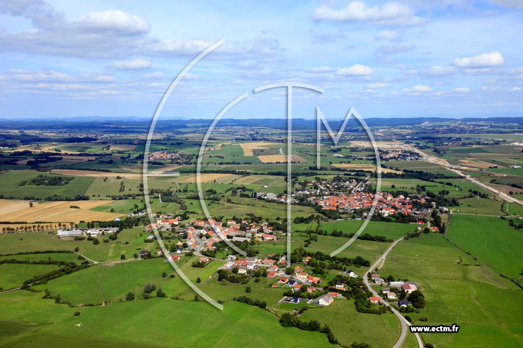 Photo arienne de Vieux-Lixheim