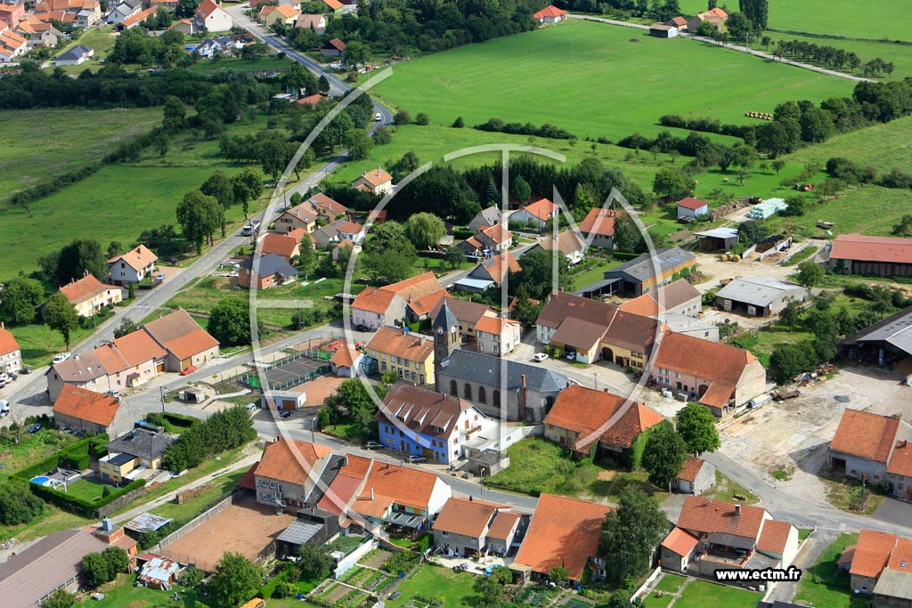 Photo arienne de Vieux-Lixheim