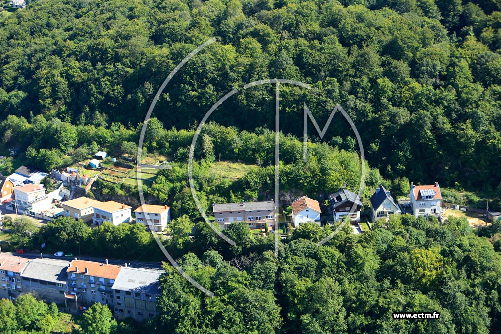 Photo arienne de Audun-le-Tiche