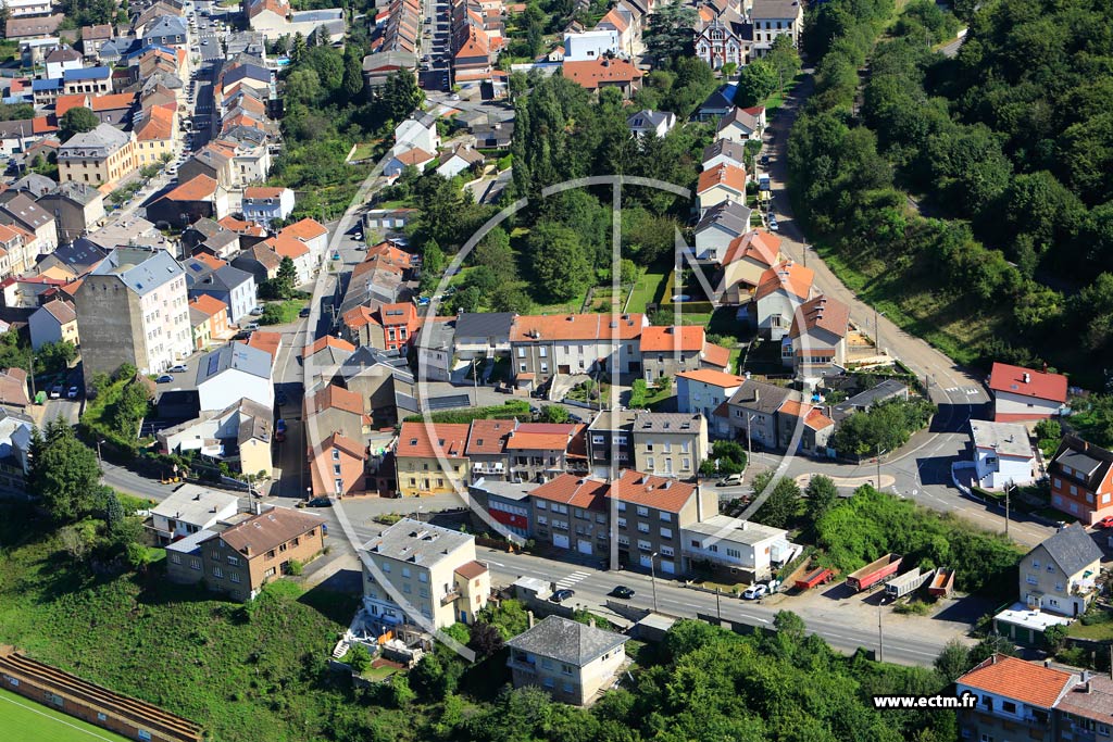Photo arienne de Audun-le-Tiche