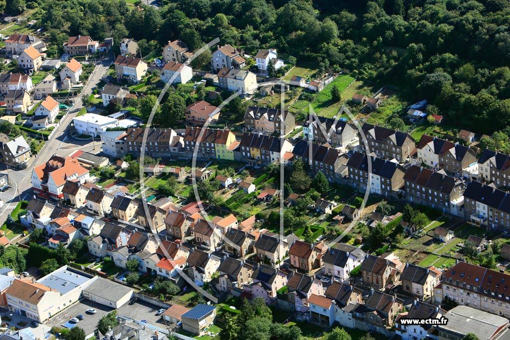 Photo arienne de Audun-le-Tiche