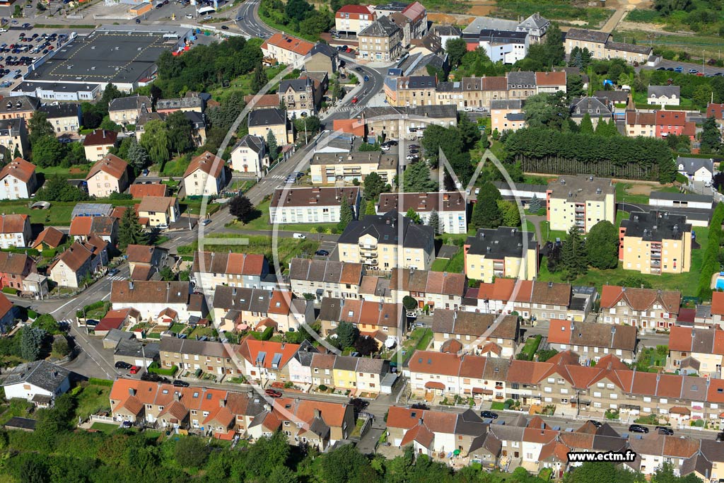 Photo arienne de Audun-le-Tiche