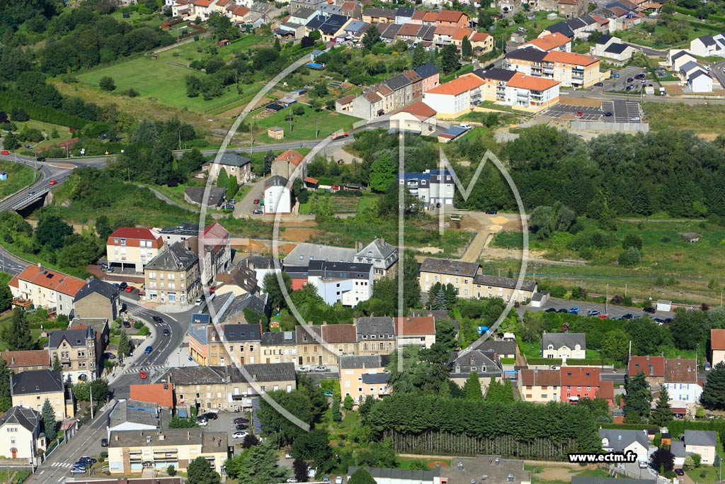 Photo arienne de Audun-le-Tiche