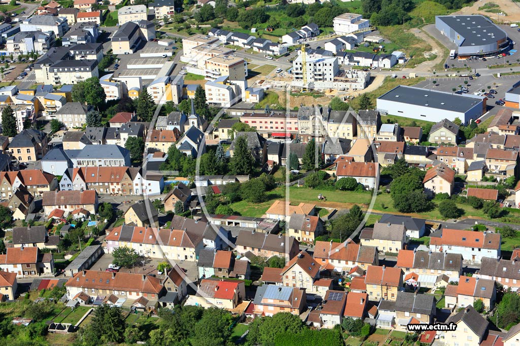 Photo arienne de Audun-le-Tiche