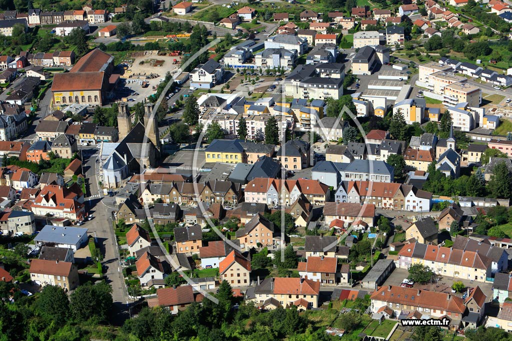 Photo arienne de Audun-le-Tiche