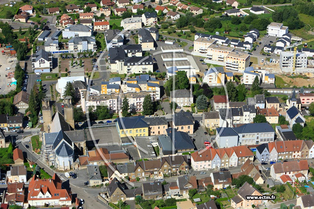 Photo arienne de Audun-le-Tiche
