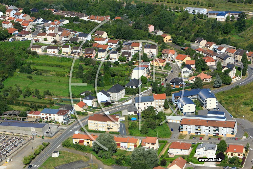 Photo arienne de Audun-le-Tiche