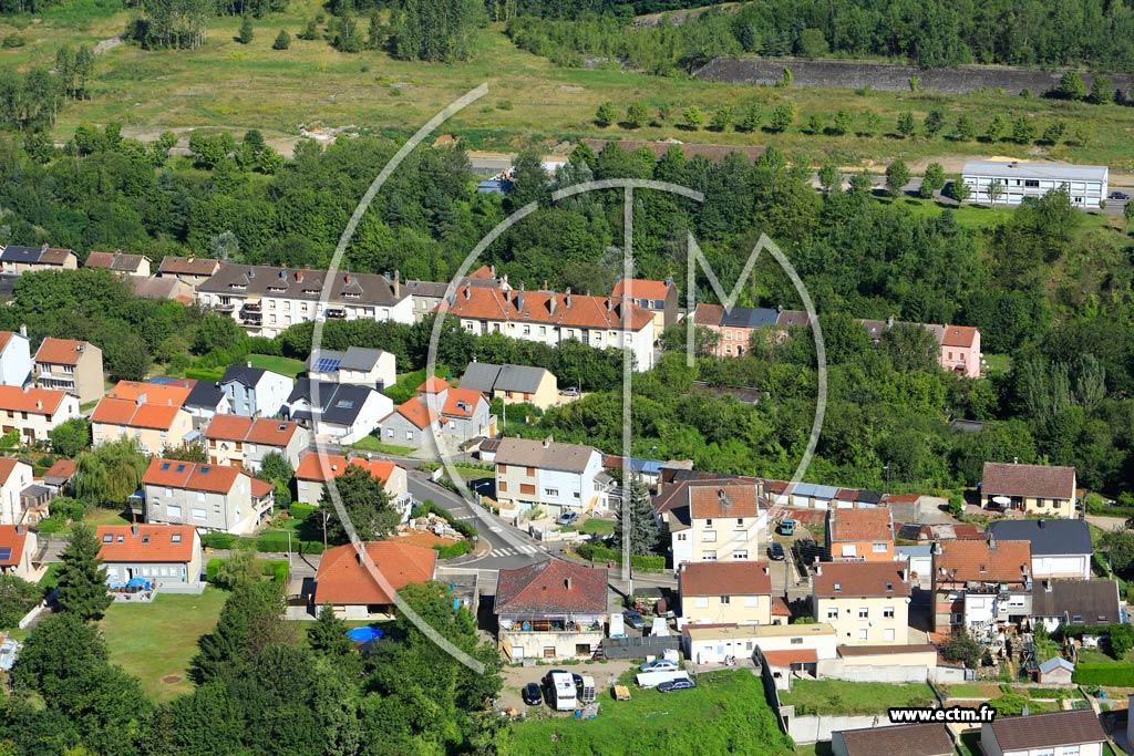 Photo arienne de Audun-le-Tiche