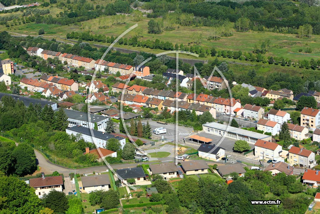 Photo arienne de Audun-le-Tiche