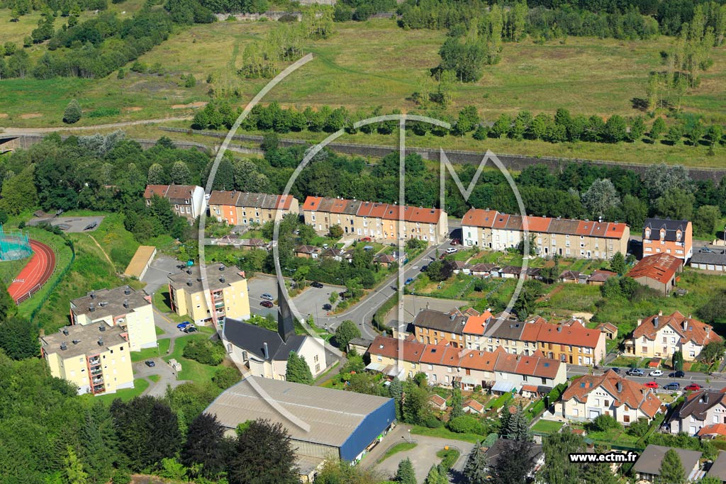 Photo arienne de Audun-le-Tiche