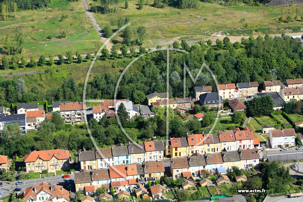 Photo arienne de Audun-le-Tiche