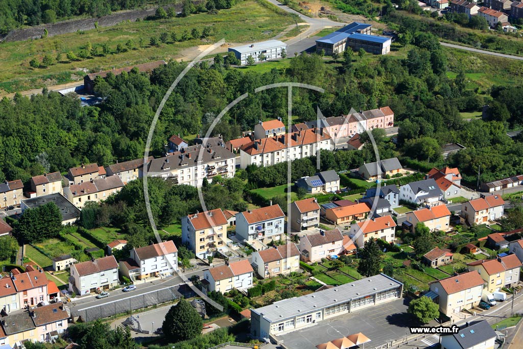 Photo arienne de Audun-le-Tiche
