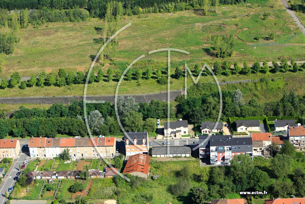 Photo arienne de Audun-le-Tiche