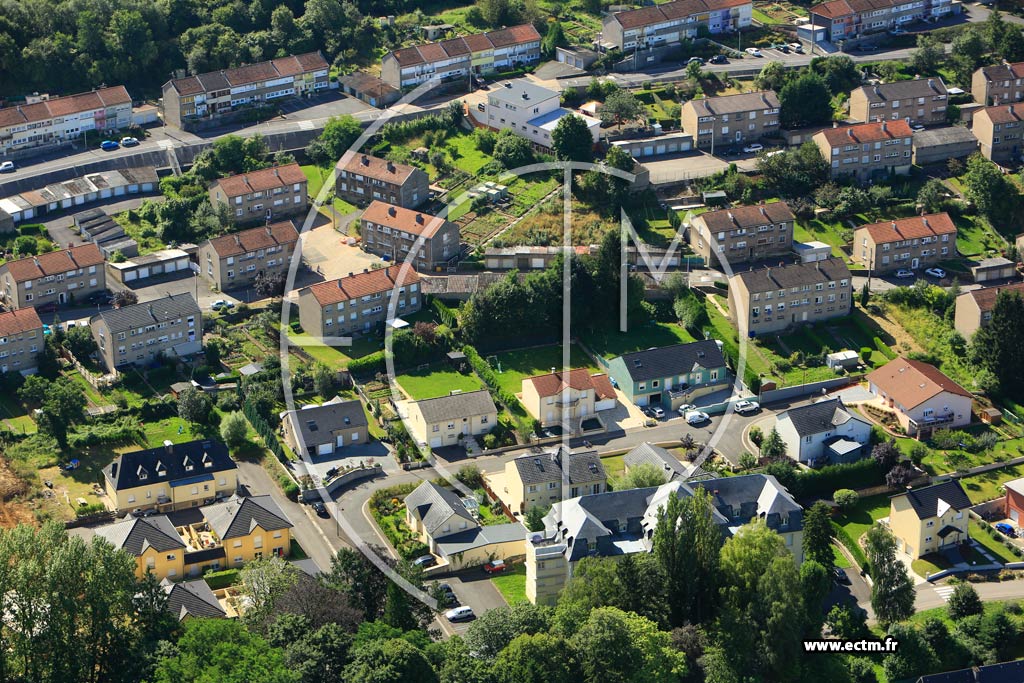 Photo arienne de Audun-le-Tiche (Cit Sainte-Barbe)