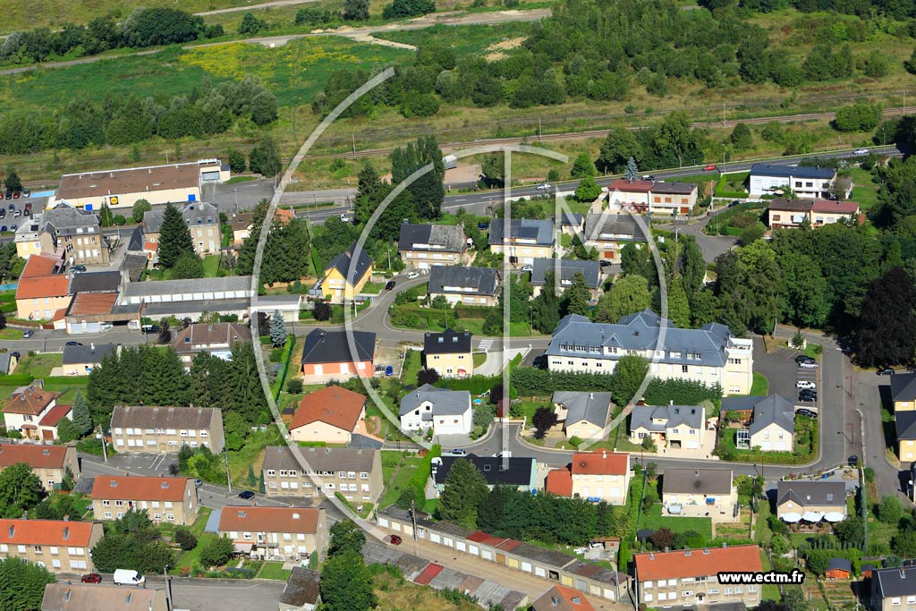 Photo arienne de Audun-le-Tiche (Cit Sainte-Barbe)