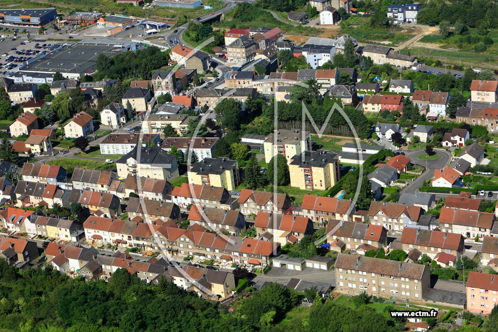 Photo arienne de Audun-le-Tiche (Cit Sainte-Barbe)