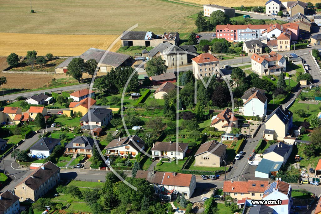 Photo arienne de Aumetz