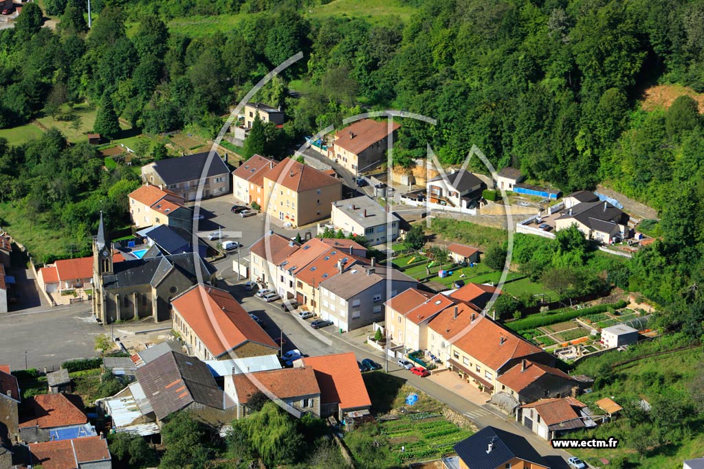 Photo arienne de Crusnes
