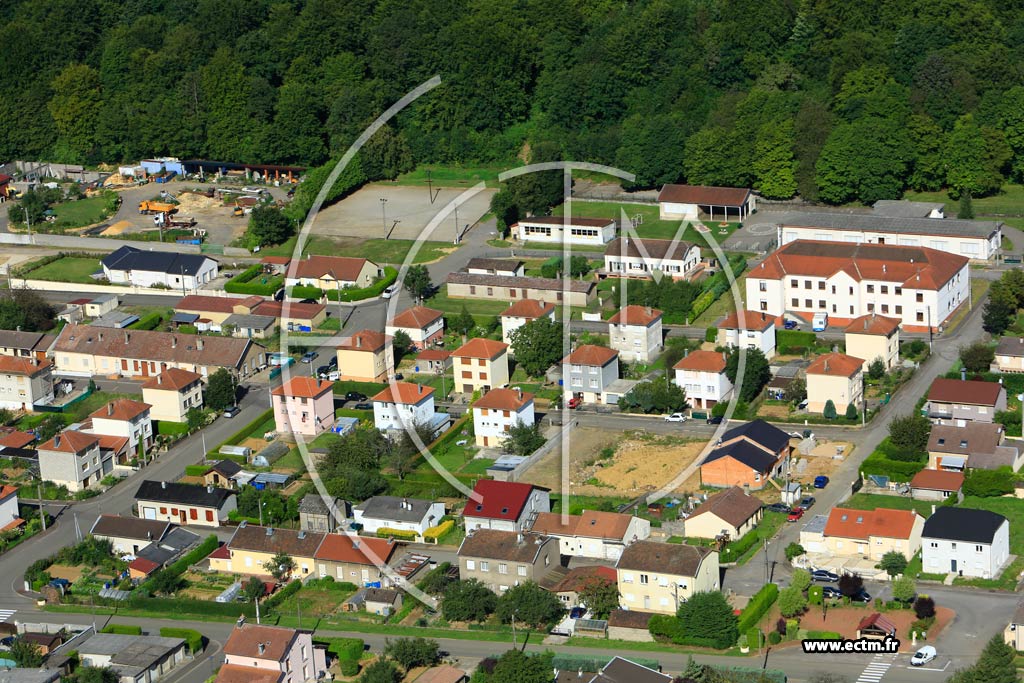 Photo arienne de Errouville (Les Cits)