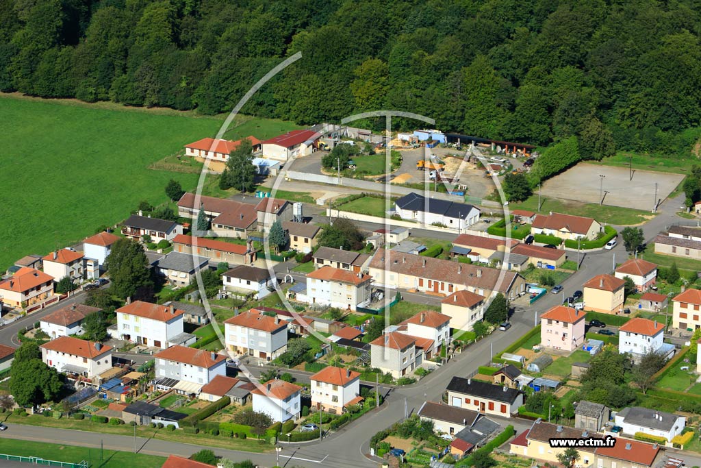Photo arienne de Errouville (Les Cits)