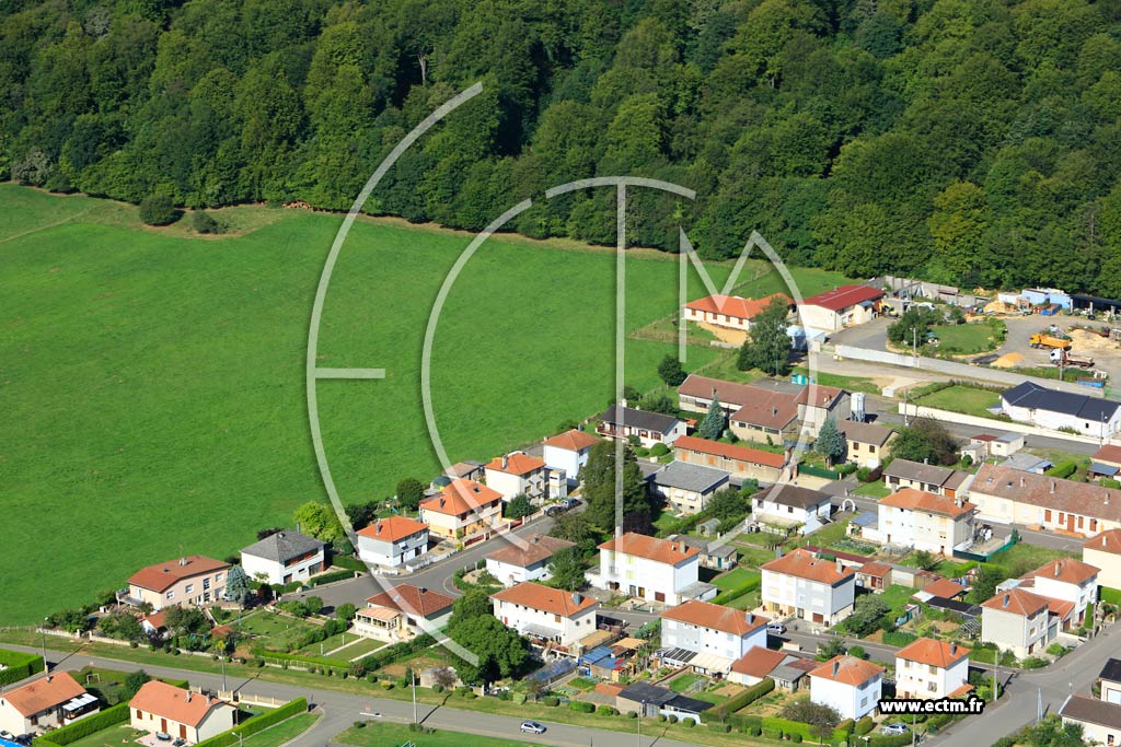 Photo arienne de Errouville (Les Cits)