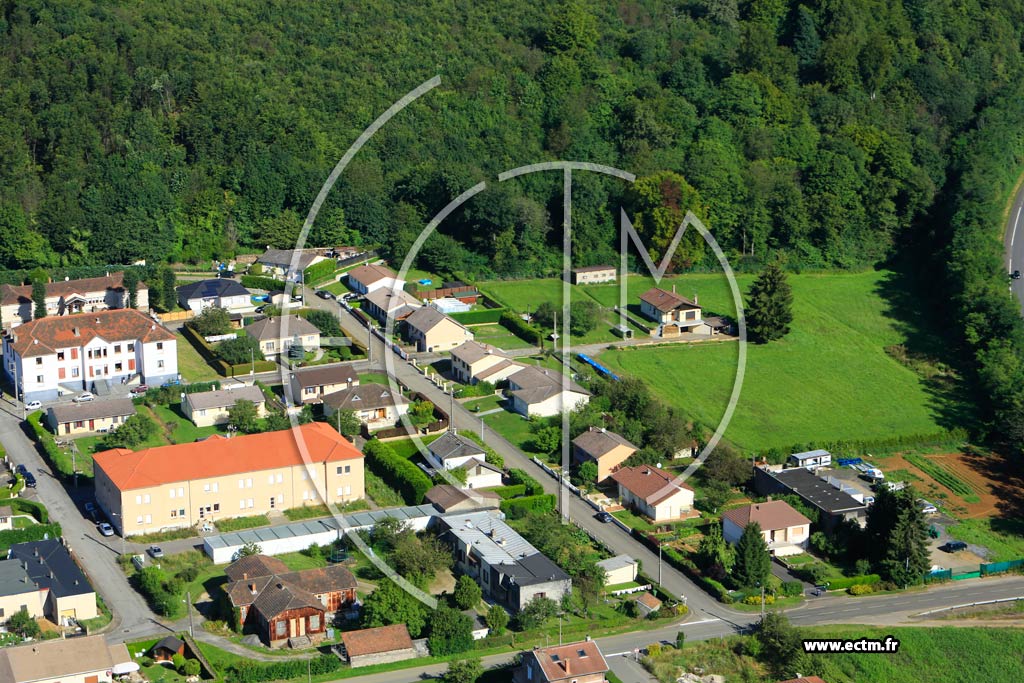 Photo arienne de Errouville (Les Cits)
