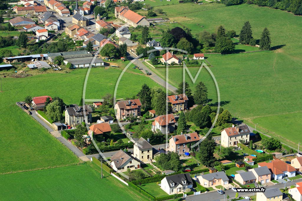 Photo arienne de Errouville (Les Cits)