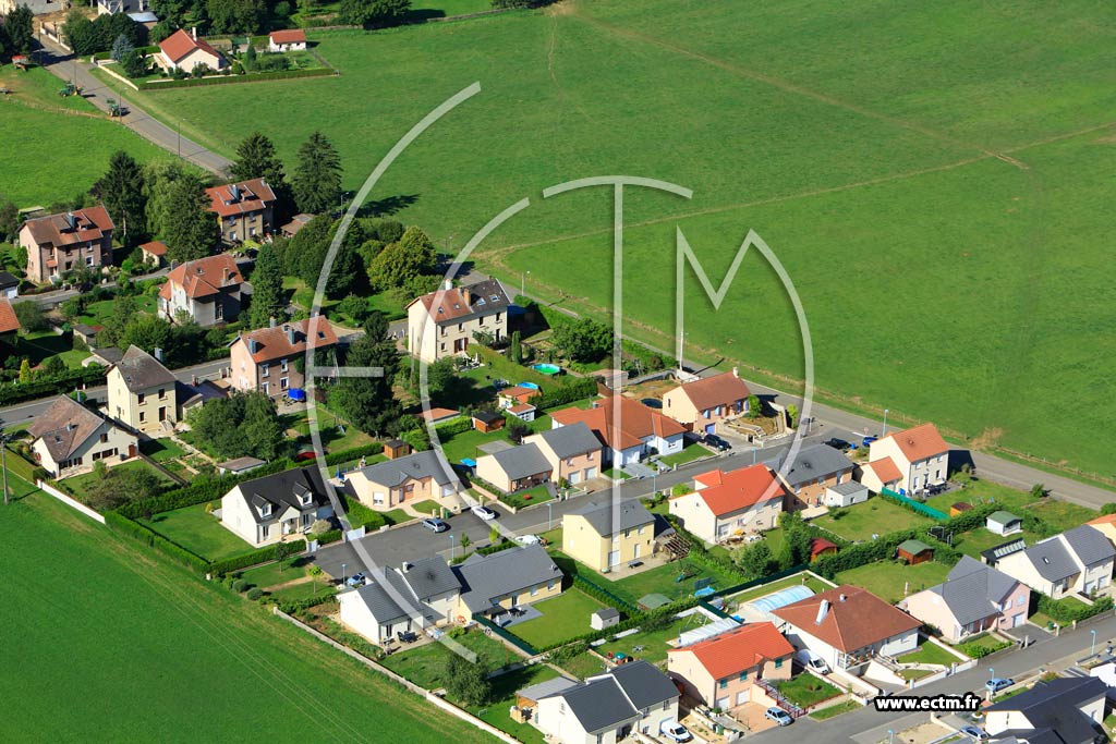 Photo arienne de Errouville (Les Cits)